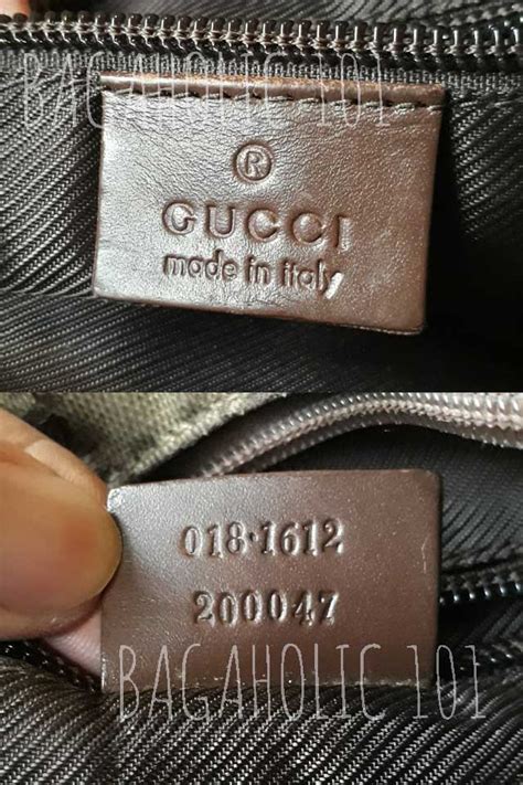 how to tell a genuine gucci bag|identify real gucci bag.